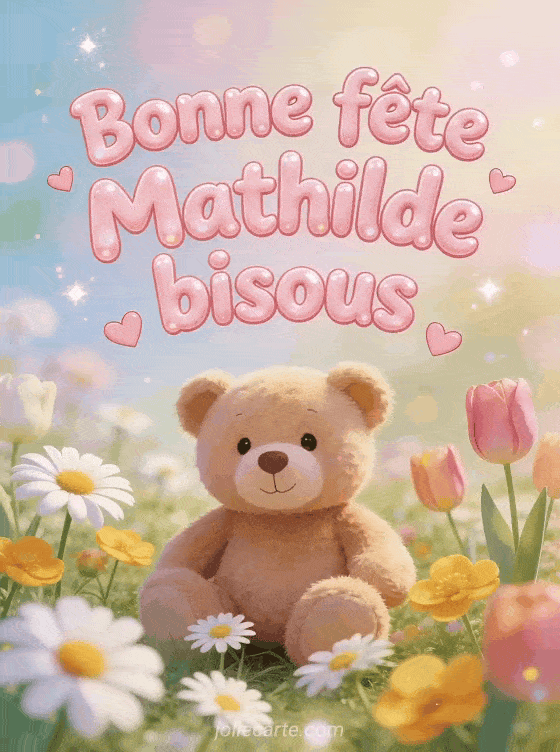 Bonne fête Mathilde - Mathilde bonne fete mon coeur