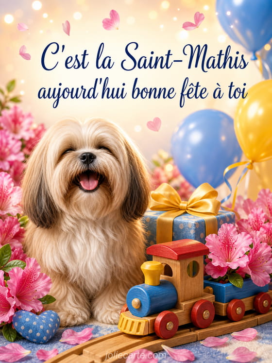 Carte bonne fête Mathis
