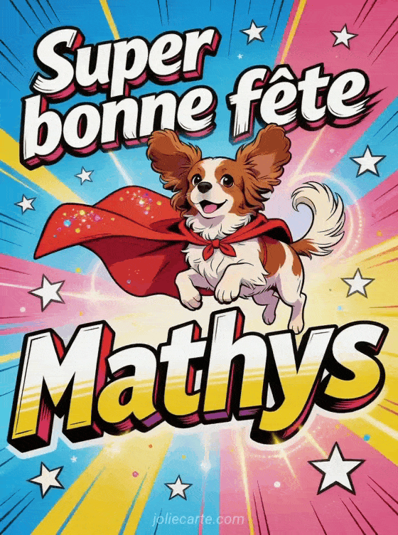 Bonne fête Mathys - Bonne fete mathys drole