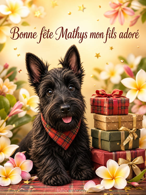 Carte bonne fĂȘte Mathys