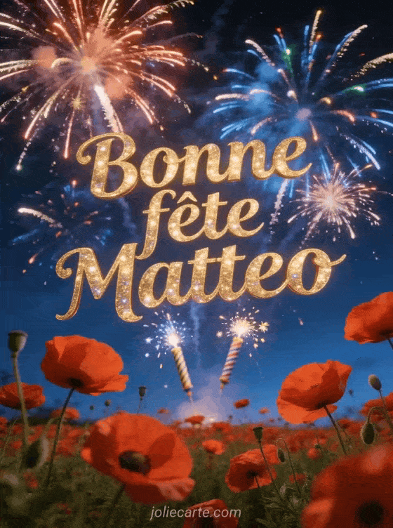 Bonne fête Matteo - Matteo bonne fete image