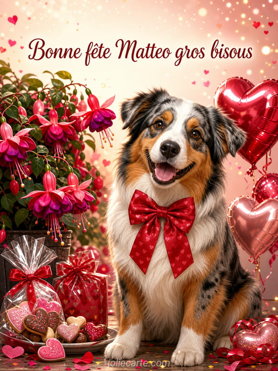 Carte bonne fĂȘte Matteo