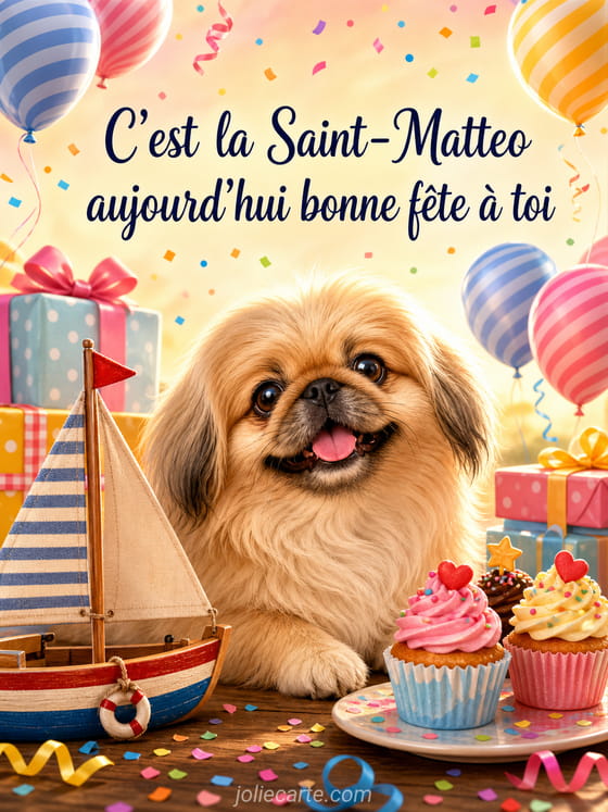 Carte bonne fĂȘte Matteo