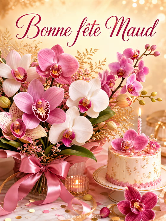 Carte bonne fête Maud