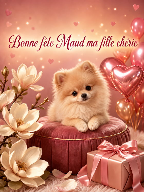 Carte bonne fête Maud