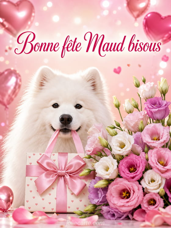 Carte bonne fête Maud