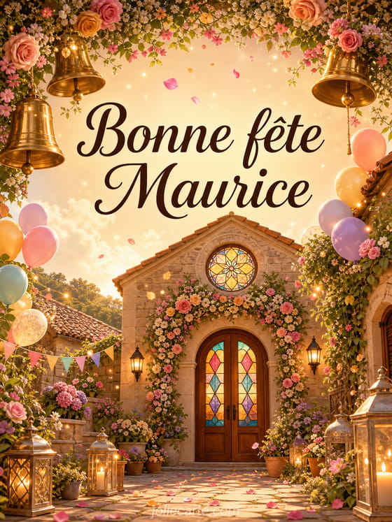 Carte bonne fête Maurice