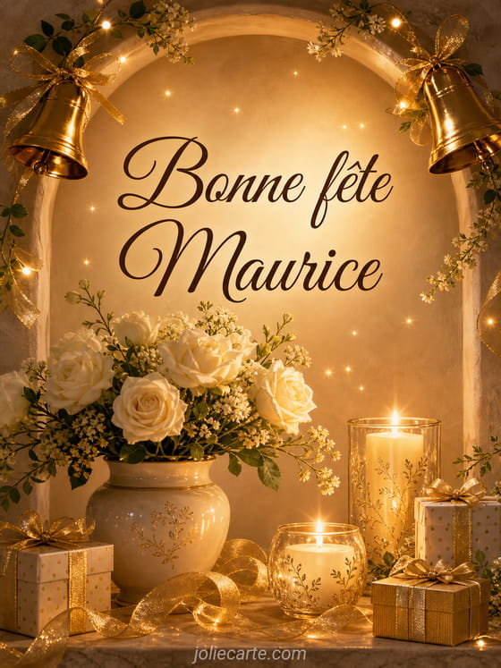 Carte bonne fête Maurice