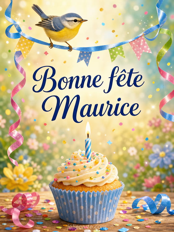 Carte bonne fête Maurice