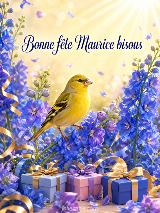 Carte bonne fête Maurice