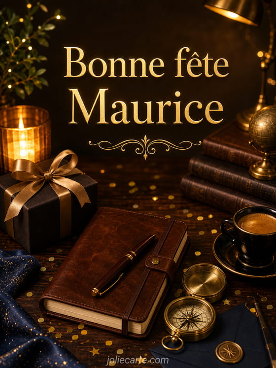 Carte bonne fête Maurice