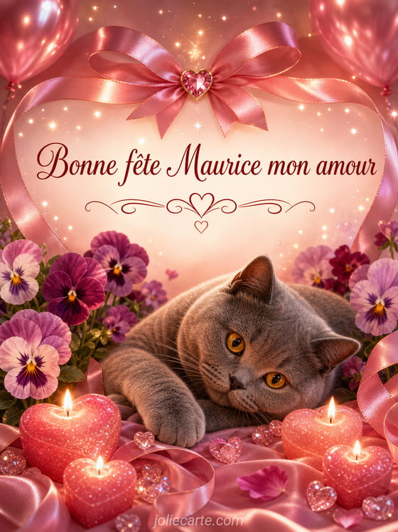 Carte bonne fête Maurice