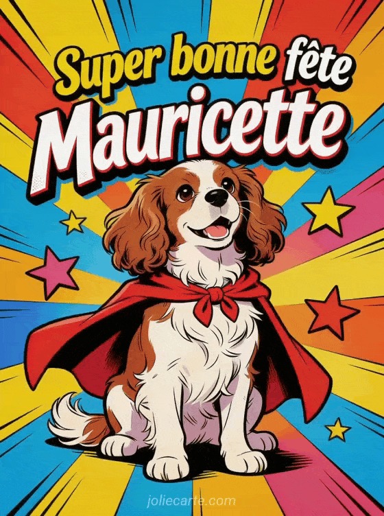 Bonne fête Mauricette - Mauricette gif bonne fete gratuit