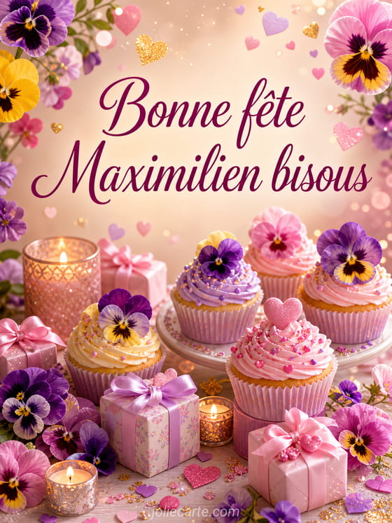 Carte bonne fête Maximilien