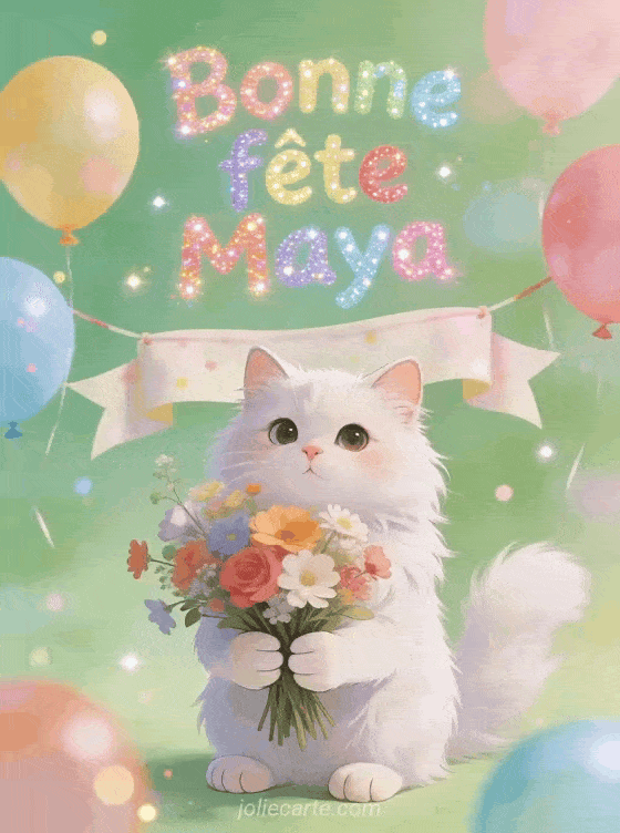 Bonne fête Maya - Maya gif bonne fete