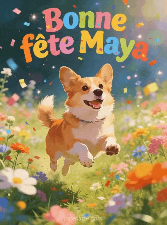 Bonne fête Maya - Maya gif bonne fete gratuit