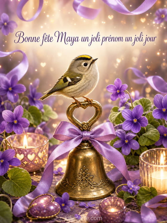Carte bonne fête Maya