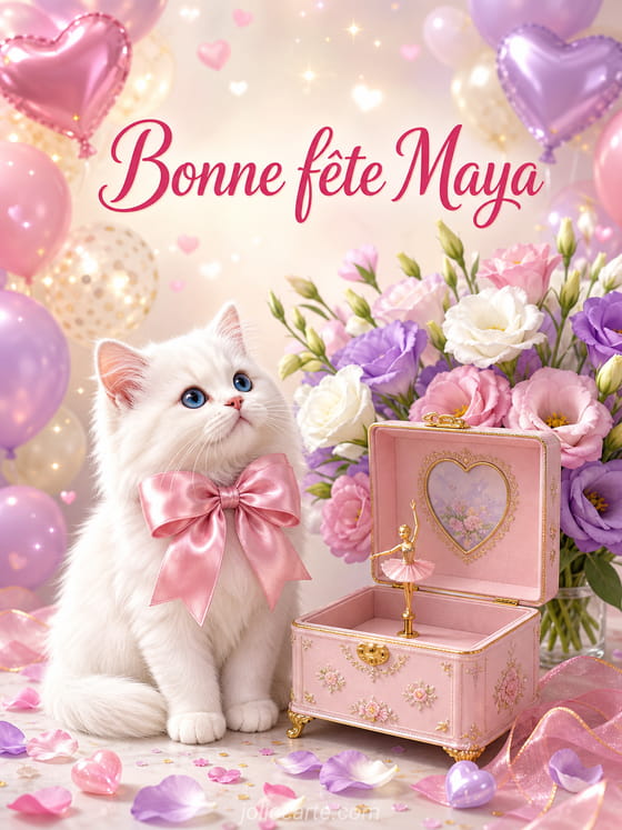 Carte bonne fête Maya