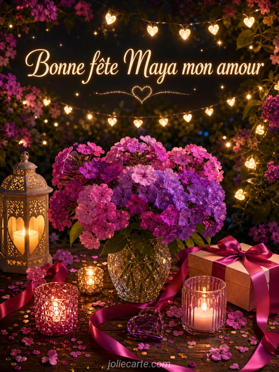 Carte bonne fête Maya
