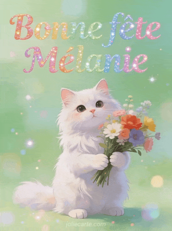Bonne fête Melanie - Melanie gif bonne fete