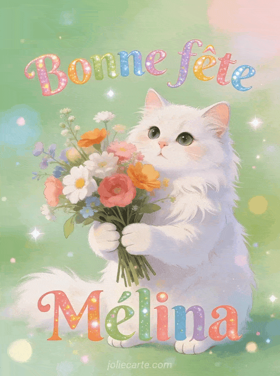 Bonne fête Melina - Melina gif bonne fete