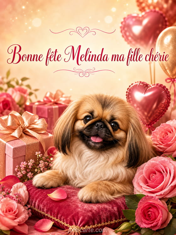 Carte bonne fĂȘte Melinda