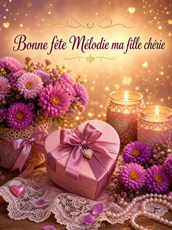 Carte bonne fĂȘte MĂ©lodie