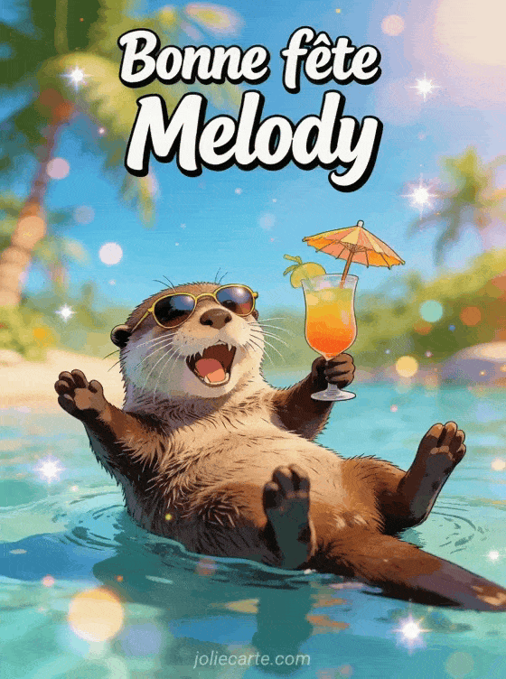 Bonne fête Melody - Bonne fete melody humour