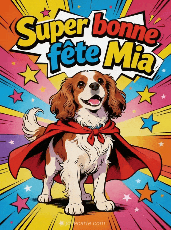 Bonne fête Mia - Bonne fete mia drole