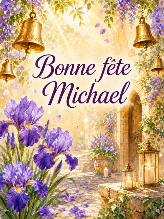 Carte bonne fĂȘte Michael