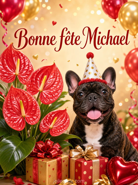 Carte bonne fĂȘte Michael