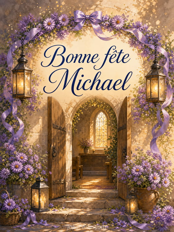 Carte bonne fĂȘte Michael