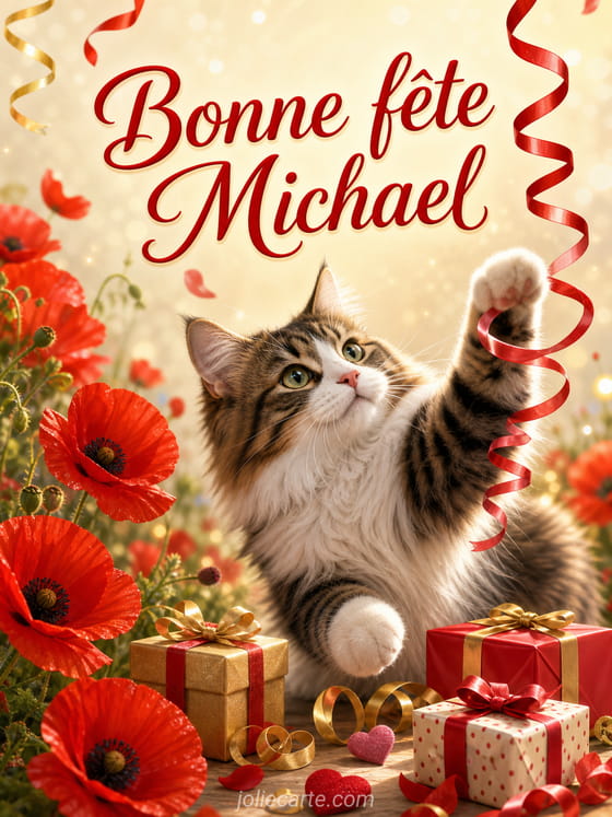 Carte bonne fĂȘte Michael