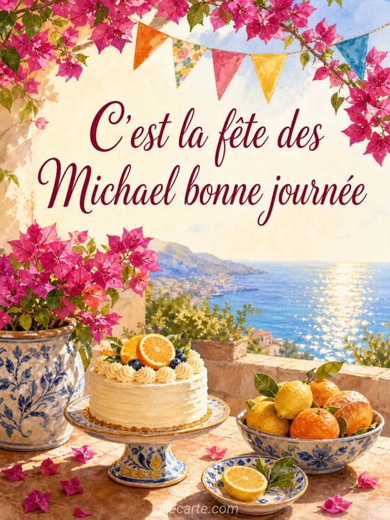 Carte bonne fĂȘte Michael