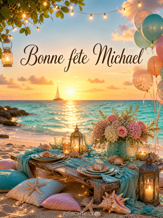 Carte bonne fĂȘte Michael