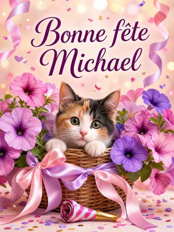Carte bonne fĂȘte Michael
