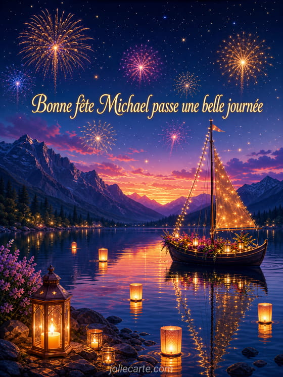 Carte bonne fĂȘte Michael