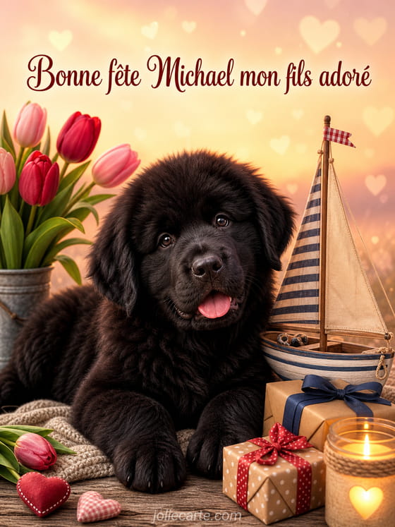 Carte bonne fĂȘte Michael