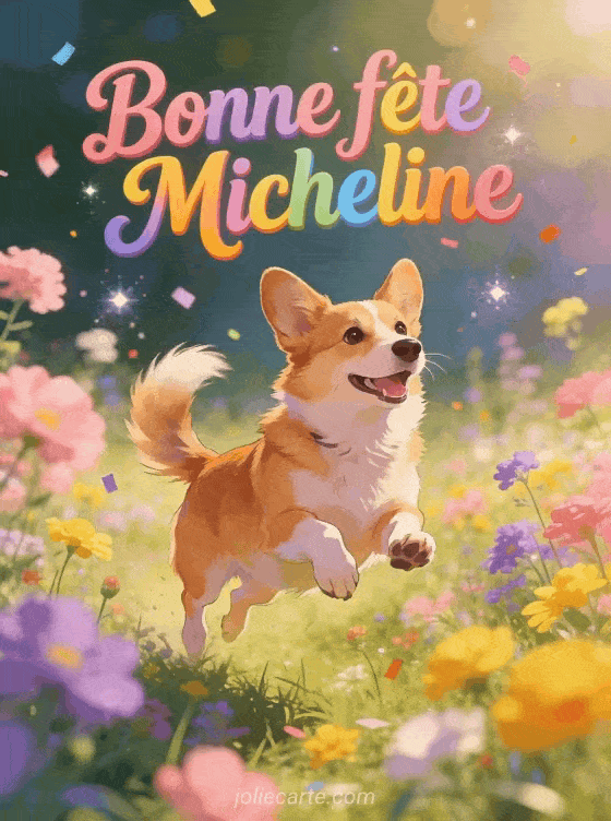 Bonne fête Micheline - Micheline gif bonne fete gratuit
