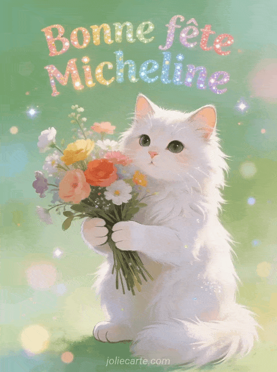 Bonne fête Micheline - Micheline gif bonne fete