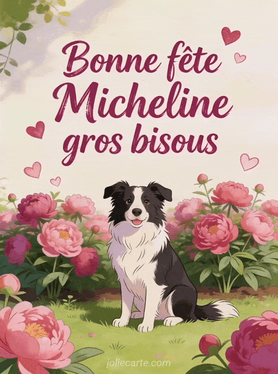 Bonne fête Micheline - Bonne fete micheline gros bisous