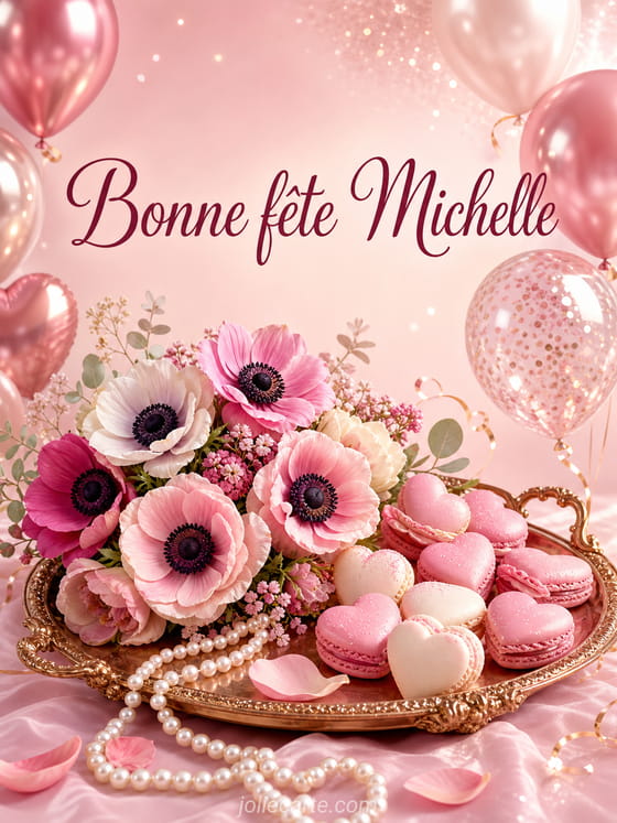 Carte bonne fĂȘte Michelle