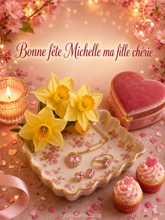 Carte bonne fĂȘte Michelle