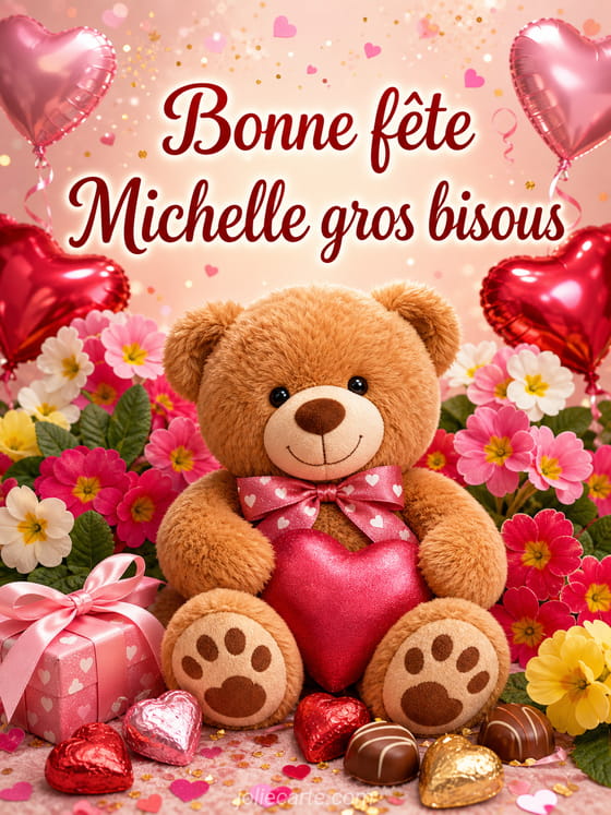 Carte bonne fĂȘte Michelle