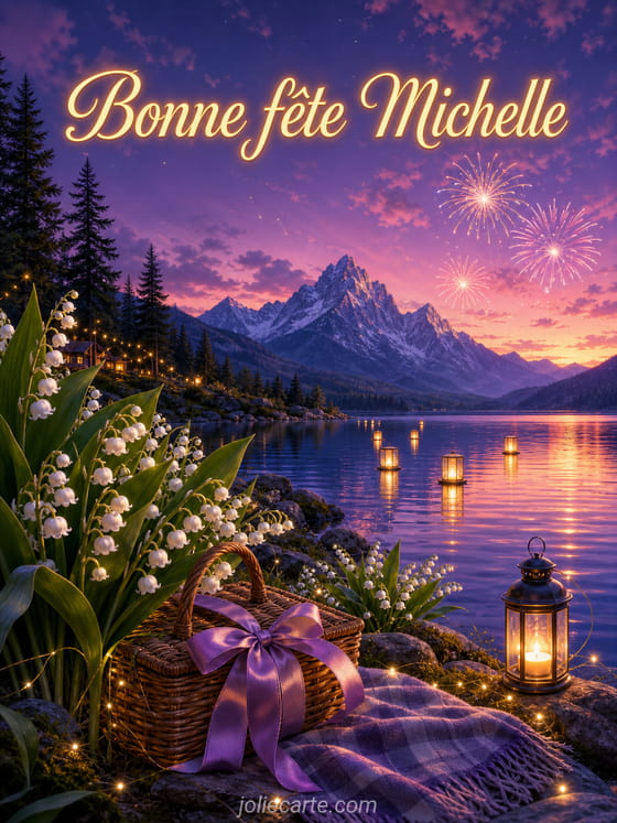Carte bonne fĂȘte Michelle
