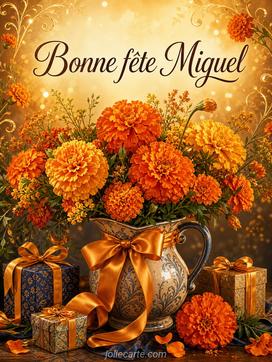 Carte bonne fĂȘte Miguel