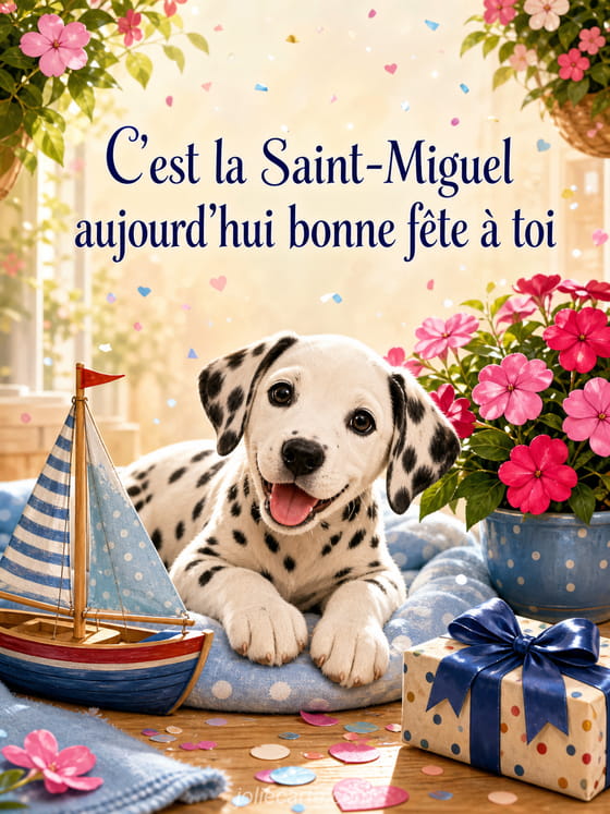 Carte bonne fĂȘte Miguel