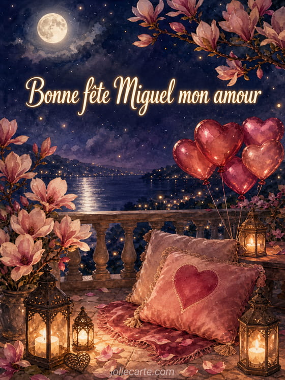 Carte bonne fĂȘte Miguel