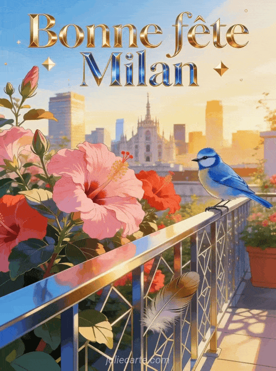 Bonne fête Milan - Bonne fete milan homme