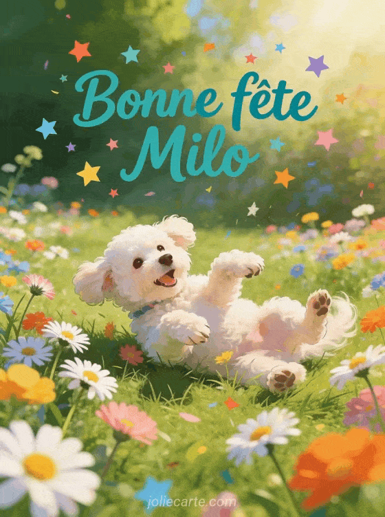 Bonne fête Milo - Bonne fete milo fleurs